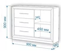 Комод Нобиле Км-120/38 ФГ