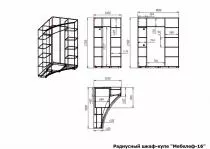 Шкаф-купе Мебелеф-16