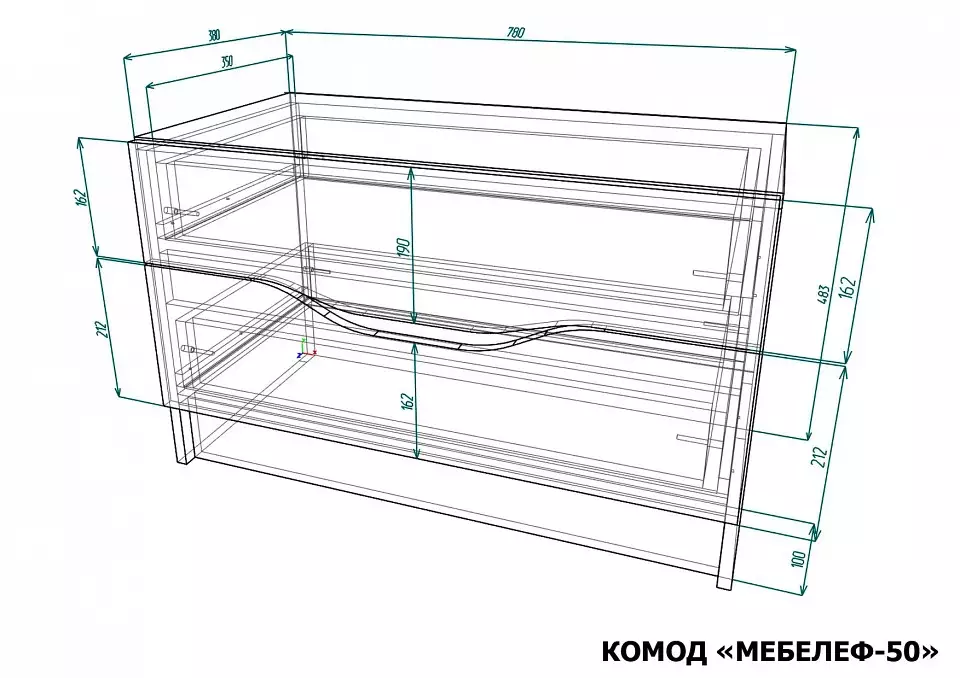 Комод Мебелеф-50