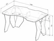 Стол компьютерный Таунт-1